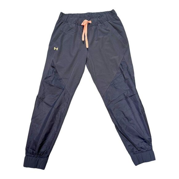 Under Armour Mens Loose Fit Jogger Pants M Sweatpants Drawstring Black Workout - Picture 1 of 5